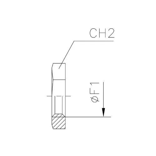 Контргайка TN102-118 10 мм TN102-118-10L-08S