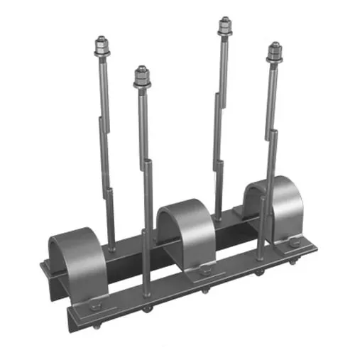 Однорядная подвеска с прерывистым основанием и двумя тягами 125x900x18.2 мм ПП-2 ГОСТ 36-17-85